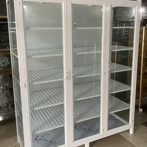 tủ đựng chén bát nhôm kính